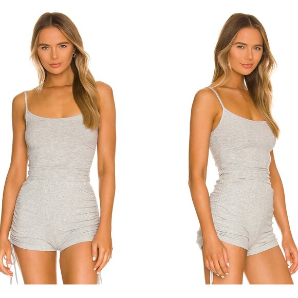 Mira Ruched Crop Tank & Shorts - Picture 2 of 2